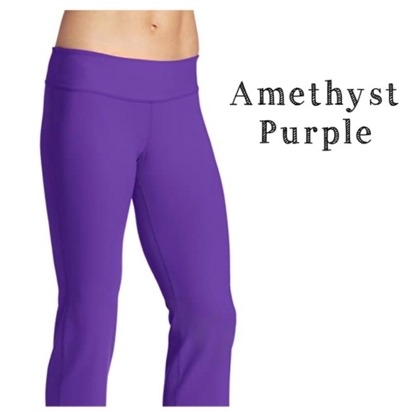Beyond Yoga Original Capri Yoga Pants in Amethyst Purple - Picture 7 of 7